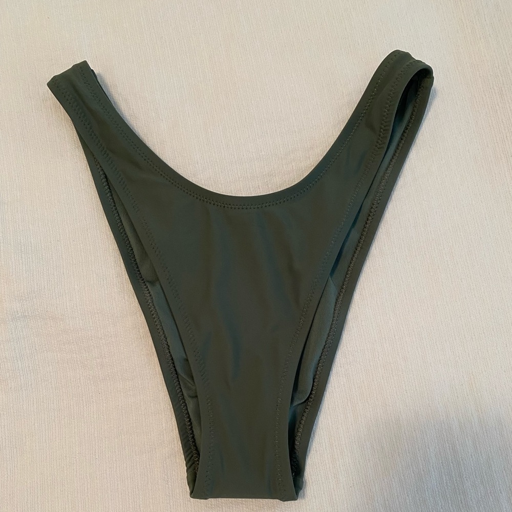AERIE SWIM new with tag green high cut bottom